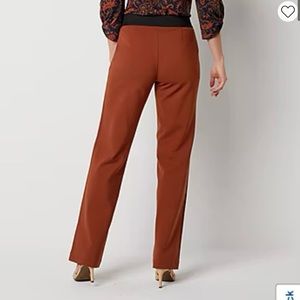 Liz Claiborne Petite Audra Classic Straight Leg Pants Size 14P